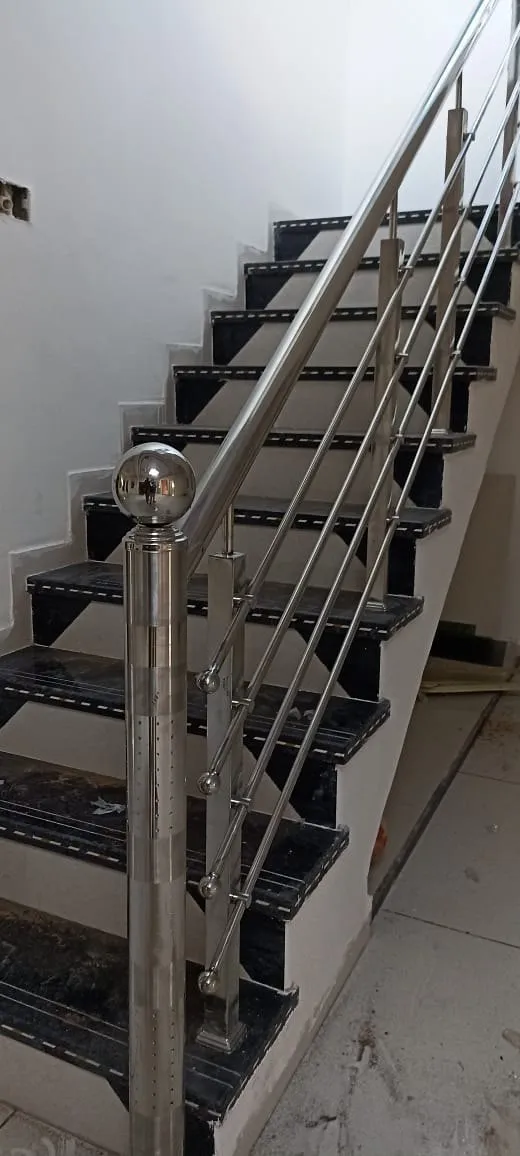 Stairs steel shed construction